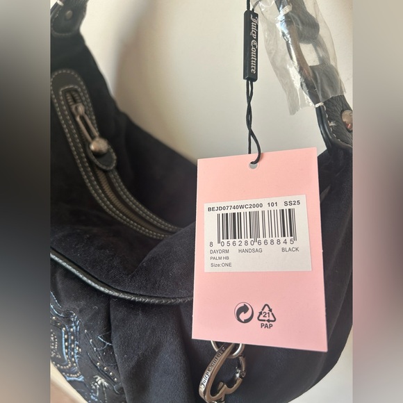 Viral Juicy Couture UK Black Hobo Bag - Picture 5 of 11